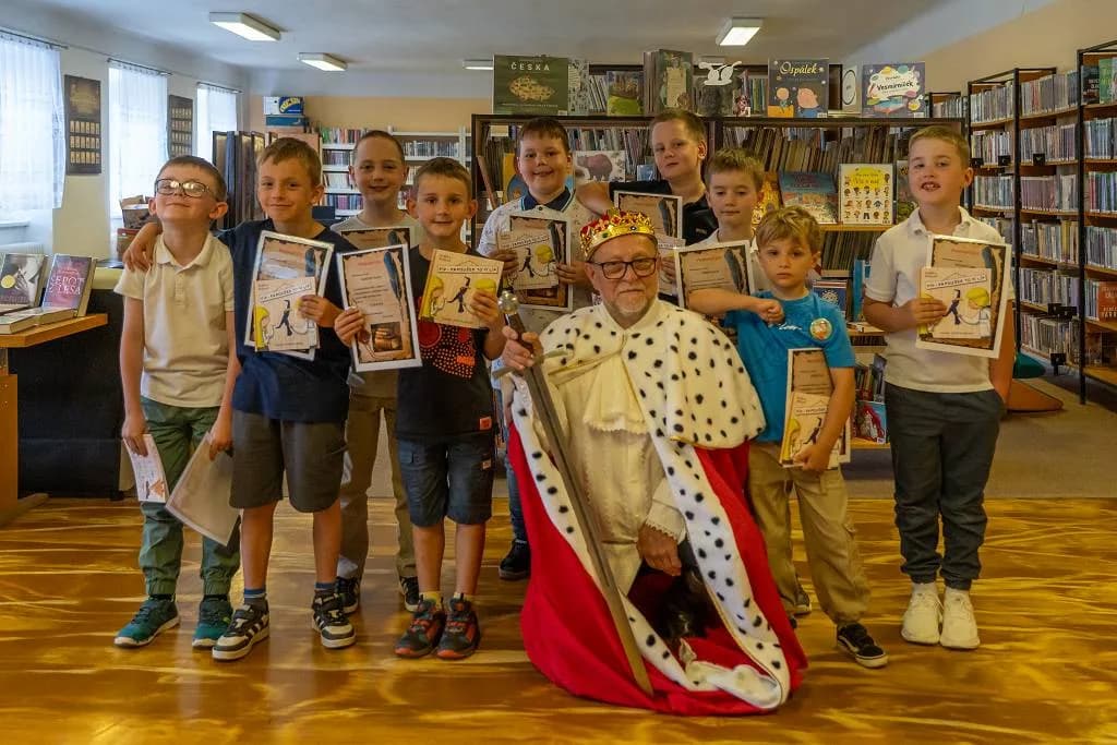 Fotografie z článku: Pasování na čtenáře