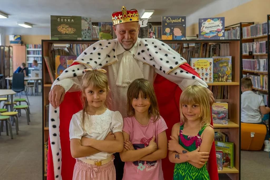Fotografie z článku: Pasování na čtenáře
