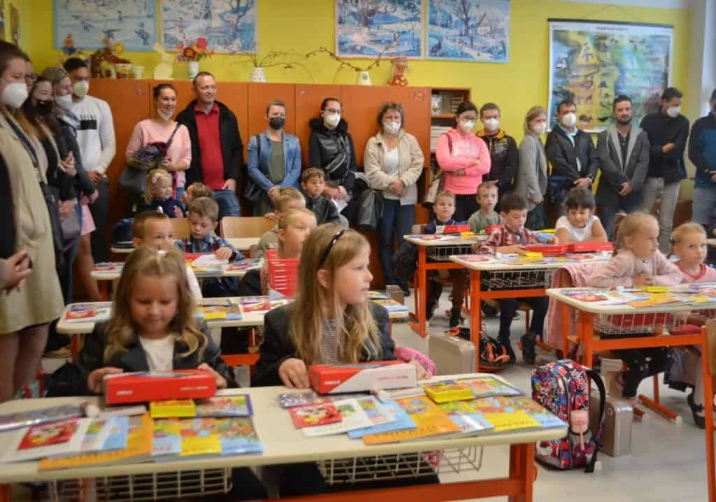 Fotografie z článku: 1. září - poprvé do školy