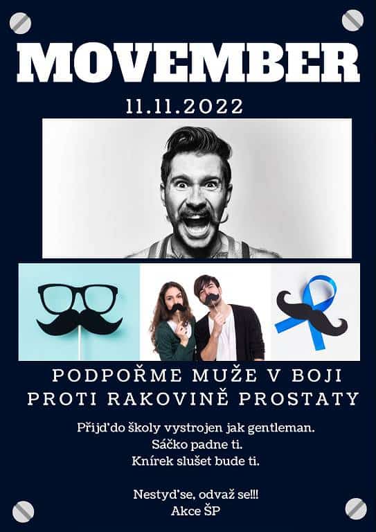 Školní parlament vyhlašuje Movember