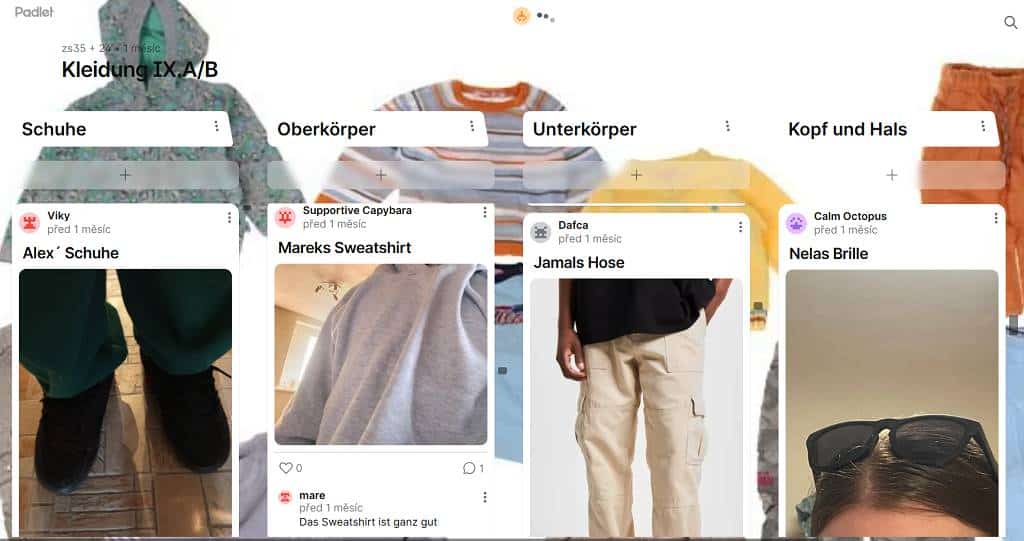 Kleidung in der 9. Klasse